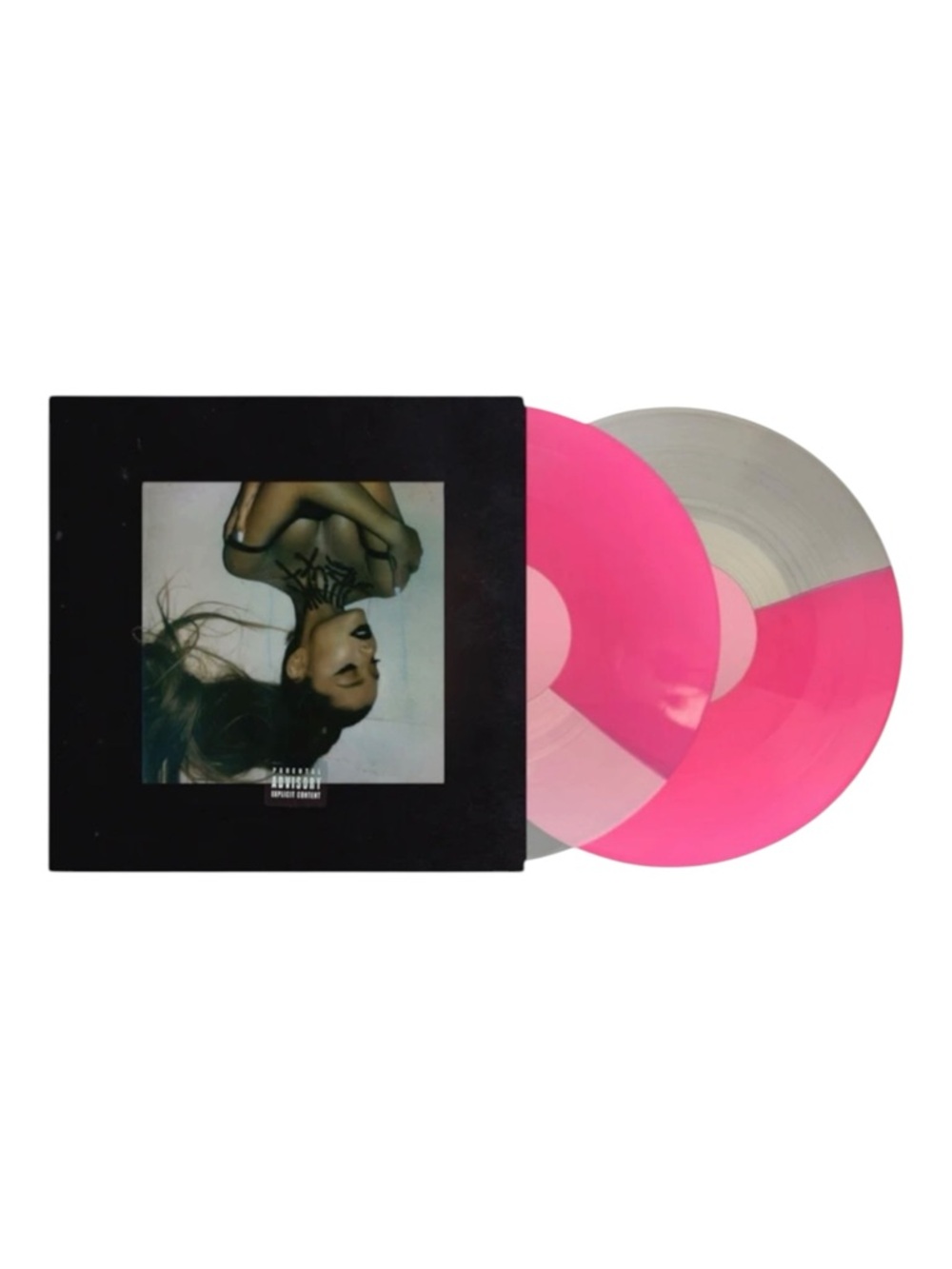 SEALED Ariana Grande Thank U, Next PINK/CLEAR SPLIT 🩷🤍 2LP Limited Vinyl